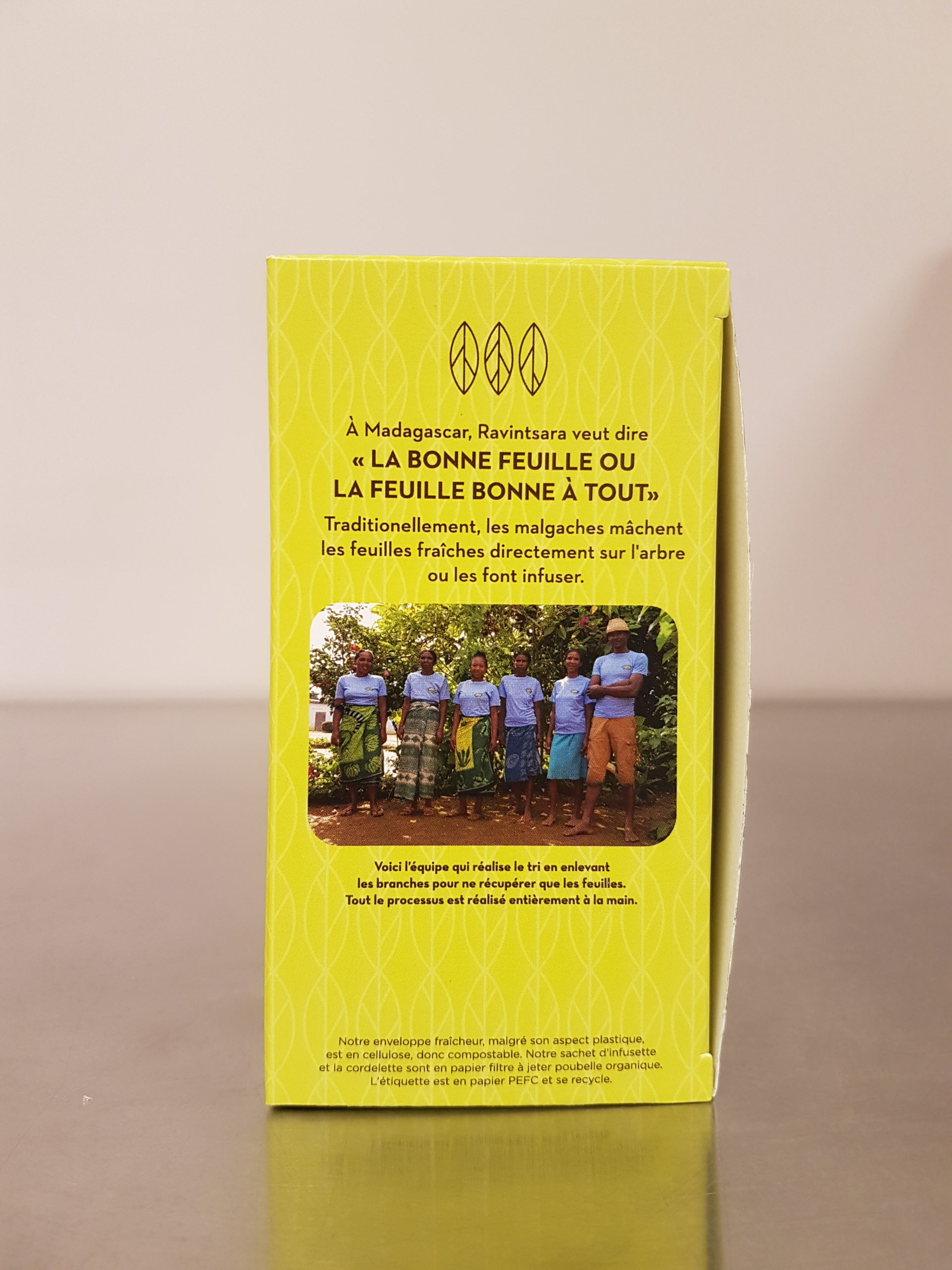 Infusion de ravintsara en infusettes certifié bio FR-BIO-15 – Image 2