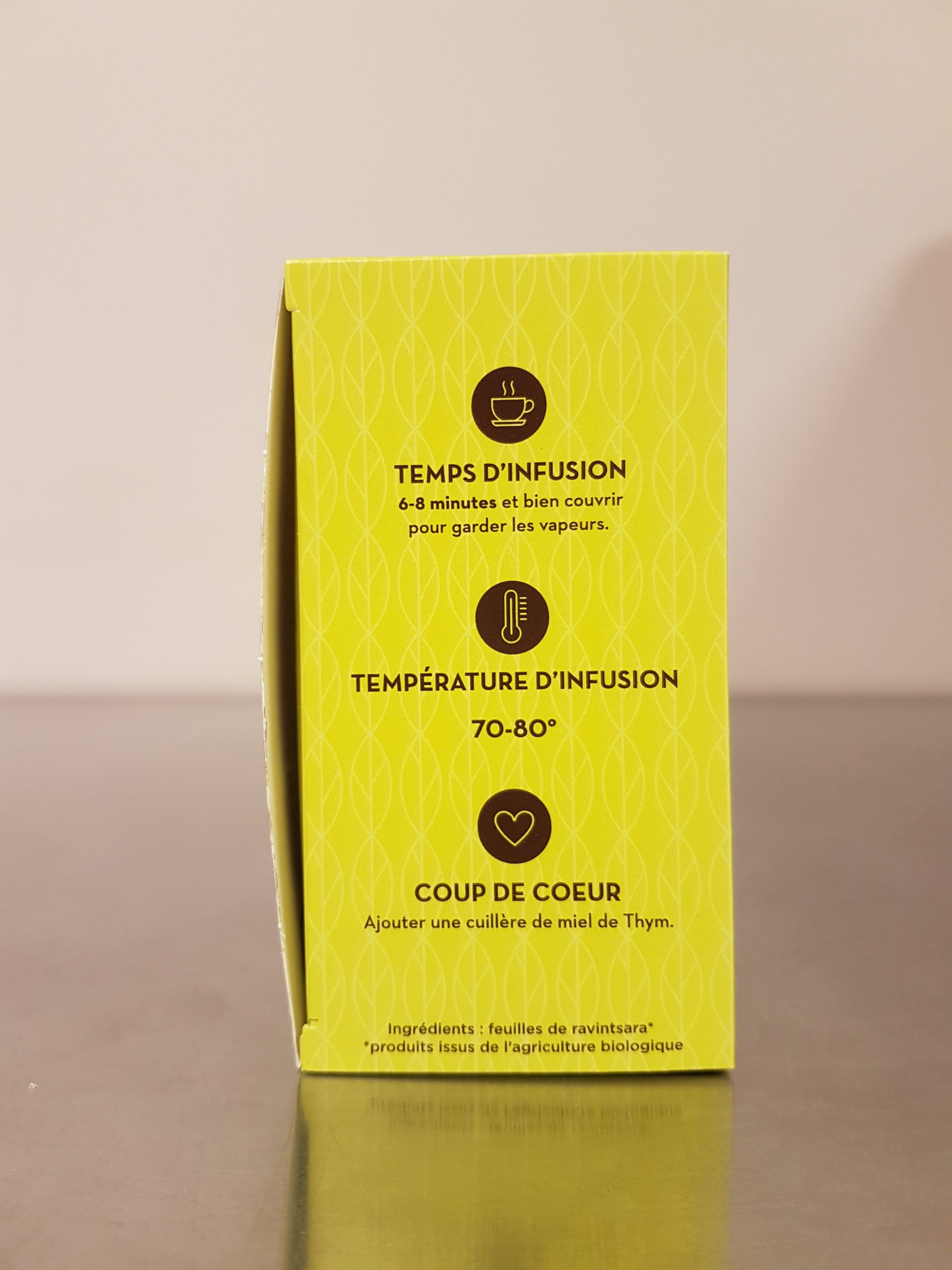 Infusion de ravintsara en infusettes certifié bio FR-BIO-15 – Image 4
