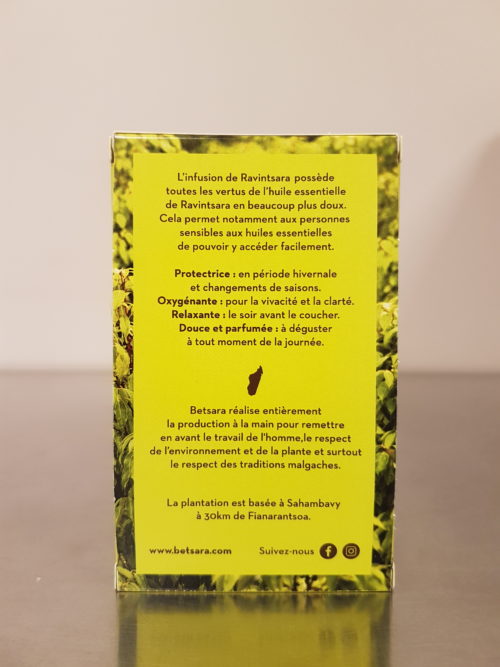 Infusion de ravintsara en infusettes certifié bio par ecocert FR-BIO-01 – Image 3