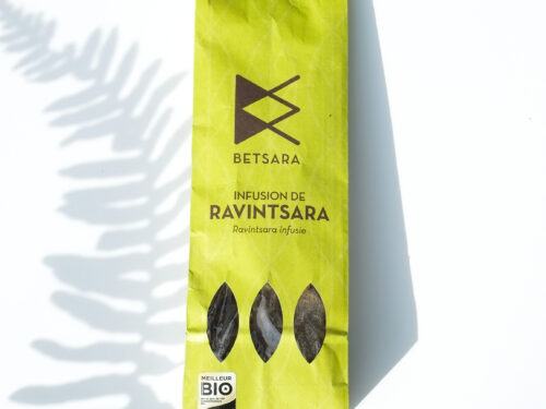 Feuilles séchées de ravintsara 50 g — coupe herboriste — bio FR-BIO-15